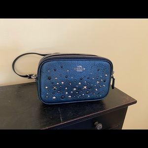 Coach Star Studded Blue Crossbody